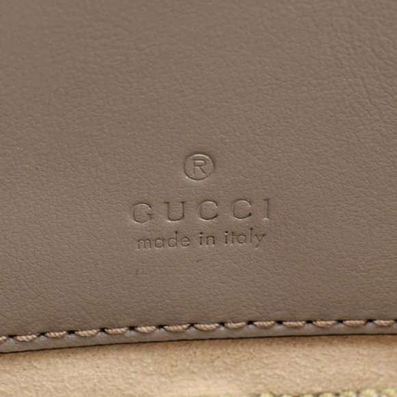 GUCCI  Mini GG Marmont Chain Leather Crossbody Bag Dusty Pink - Picture 12 of 13